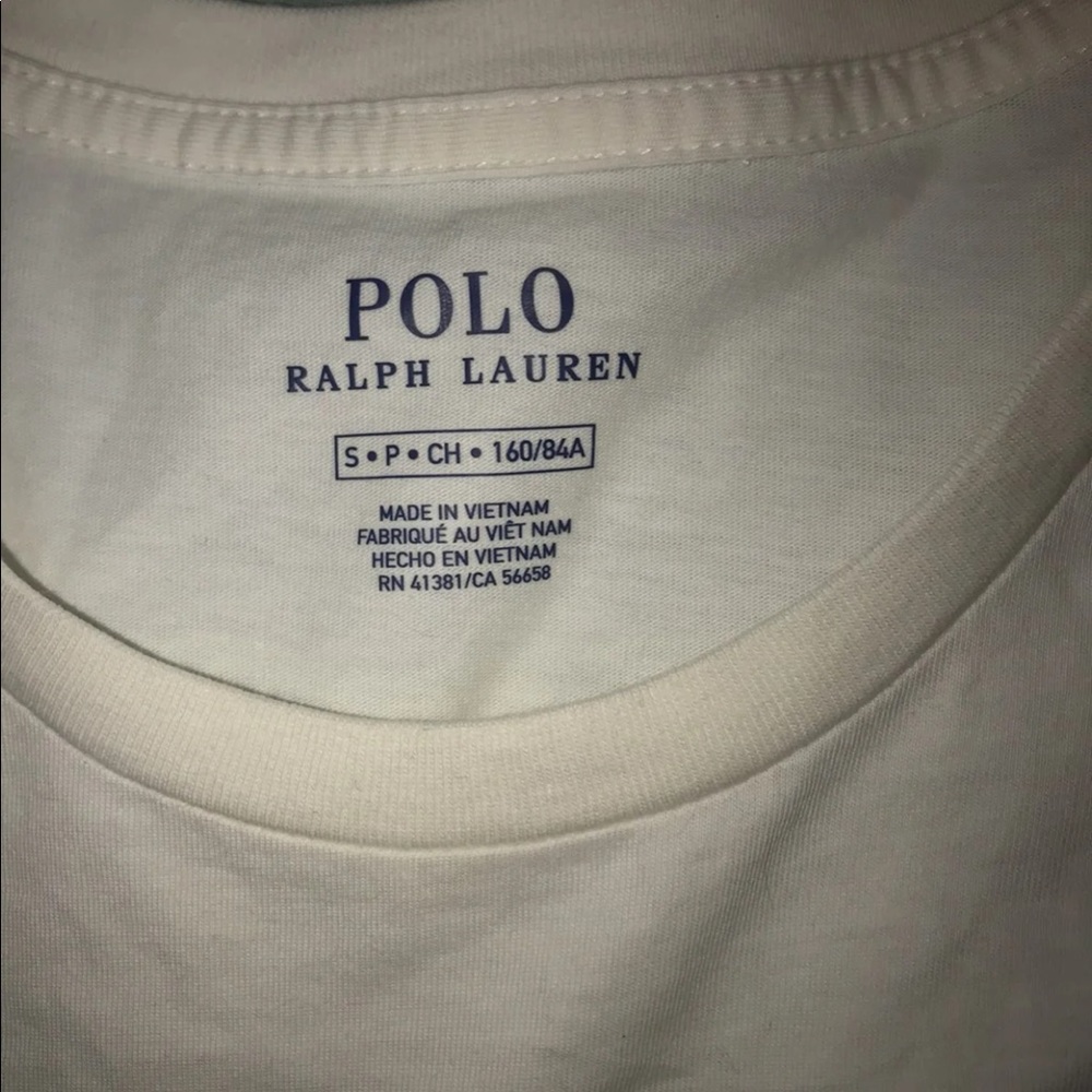Ralph Lauren white tee